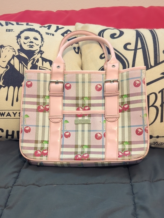 Burberry Handbags - ULTRA RARE Burberrys Burberry Blue Label Cherry Tote Bag 👛 WOW Japan Market!